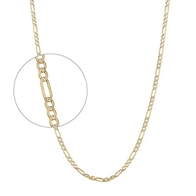 CHAÎNE DE CHEVILLE EN OR - 10’’X2MM
