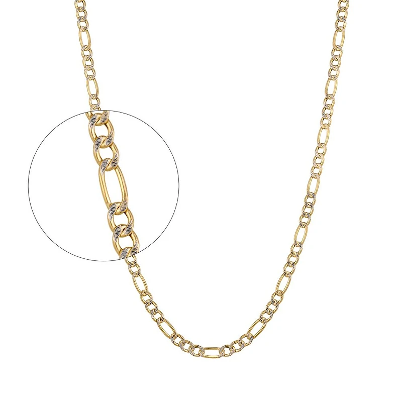 10K YELLOW GOLD CHAIN- 18’’X3MM