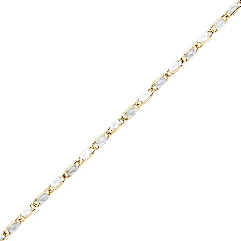 BRACELET EN OR JAUNE– 7.25’’X3MM