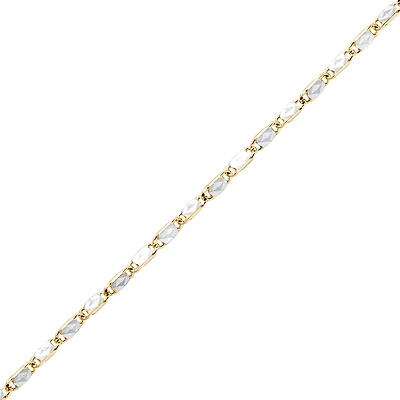 BRACELET EN OR JAUNE– 7.25’’X3MM