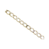 TWO-TONE GOLD CHAIN – 20’’X4.5MM