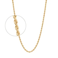 10K YELLOW GOLD CHAIN – 22’’