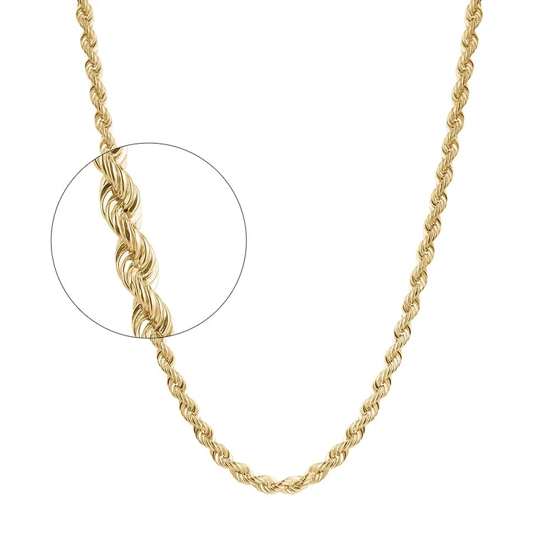 10K YELLOW GOLD CHAIN – 30’’