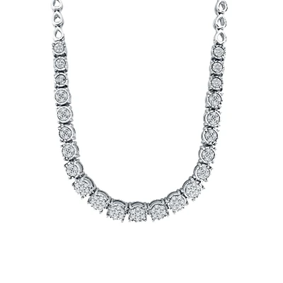 COLLIER À DIAMANTS EN OR 10K