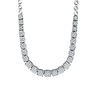 COLLIER À DIAMANTS EN OR 10K