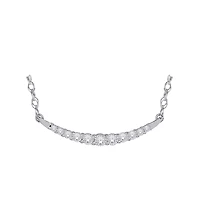 COLLIER À DIAMANTS EN OR 10K