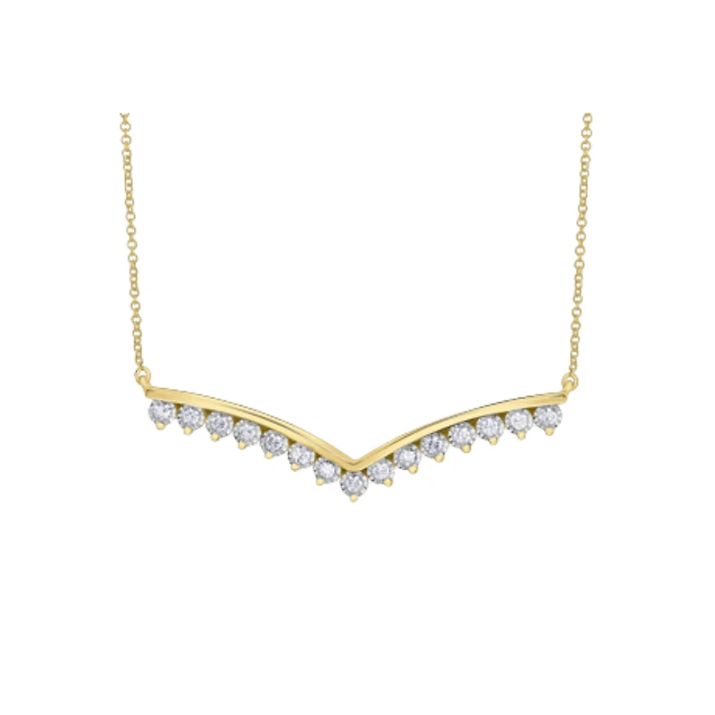 10K 2 TONE GOLD NECKLACE