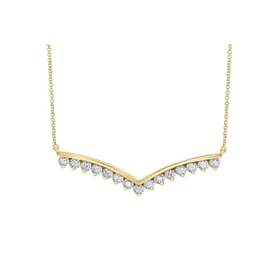 10K 2 TONE GOLD NECKLACE