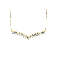10K 2 TONE GOLD NECKLACE