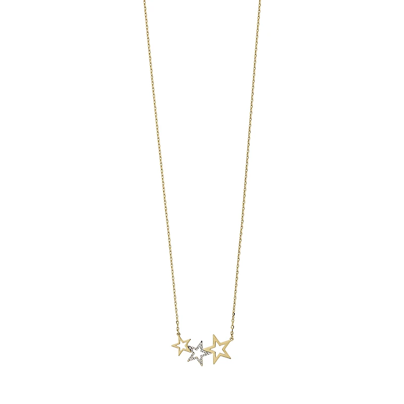 COLLIER EN OR JAUNE 10K – 17