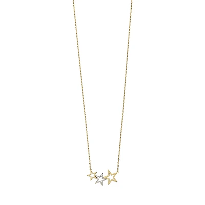 10K YELLOW GOLD NECKLACE – 17