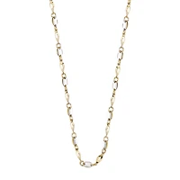 10K 2 TONE GOLD NECKLACE - 17''