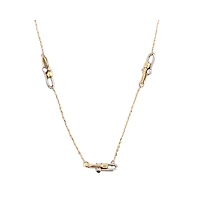 10K 2-TONE GOLD NECKLACE – 18