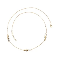 10K 2-TONE GOLD NECKLACE – 18