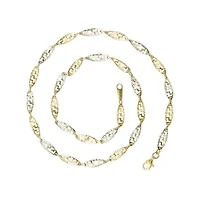 10K 2 TONE GOLD NECKLACE