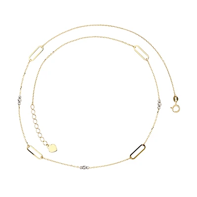 10K 2-TONE GOLD NECKLACE – 18