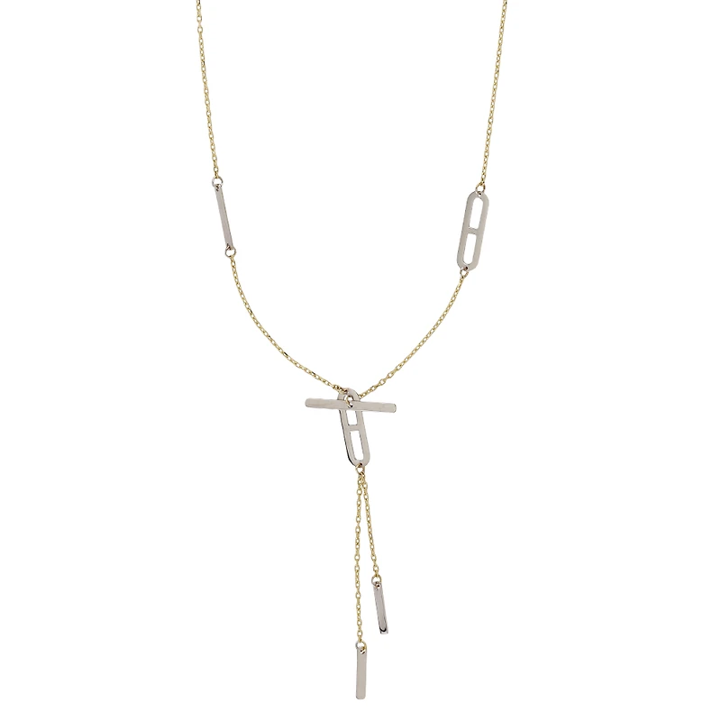 COLLIER EN OR 2 TONS 10K – 18’’