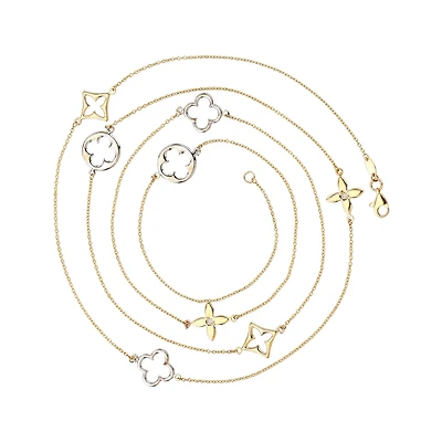 COLLIER EN OR 2 TONS 10K – 36’’