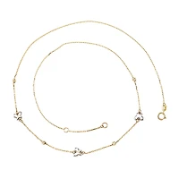10K TWO-TONE GOLD NECKLACE - 18''