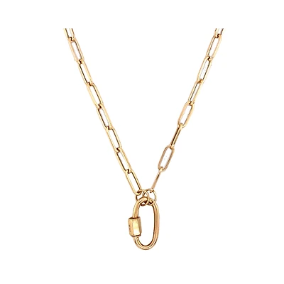COLLIER 10K JAUNE - 18''
