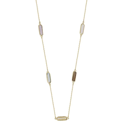 10K YELLOW GOLD NECKLACE - 18''