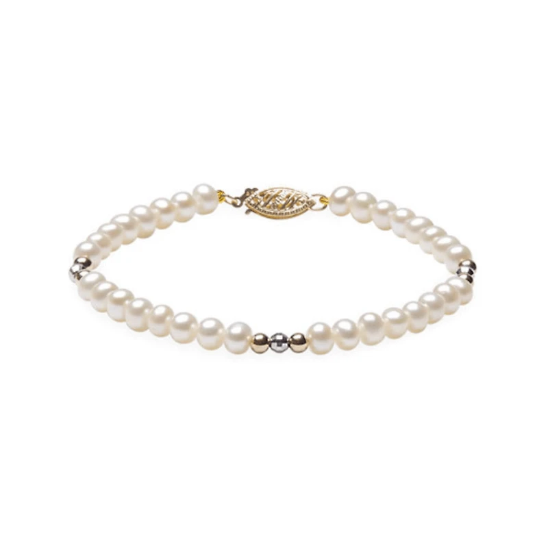10K YELLOW GOLD BRACELET - 7.25''