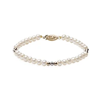 10K YELLOW GOLD BRACELET - 7.25''