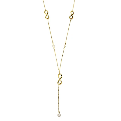 COLLIER OR JAUNE 10K - 19''