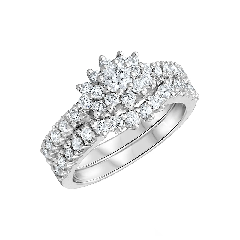 14K WHITE GOLD RING