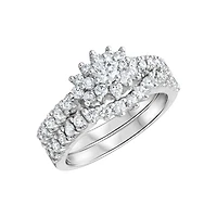 14K WHITE GOLD RING