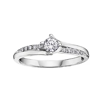 14K WHITE GOLD RING