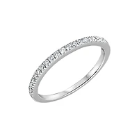 10K WHITE GOLD RING