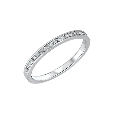 JONC DE MARIAGE OR BLANC 10K