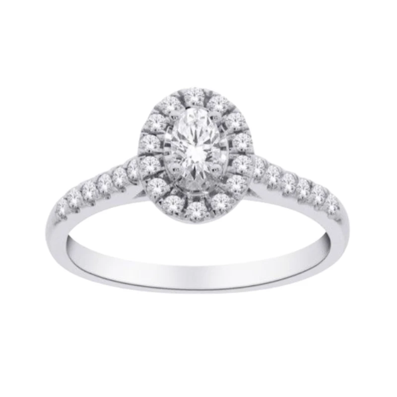 RING FOR WOMEN 10K WHITE GOLD