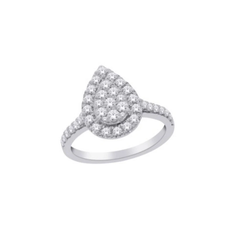 10K GOLD RING WITH DIAMONDS
