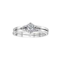 WEDDING BAND 10K WHITE GOLD