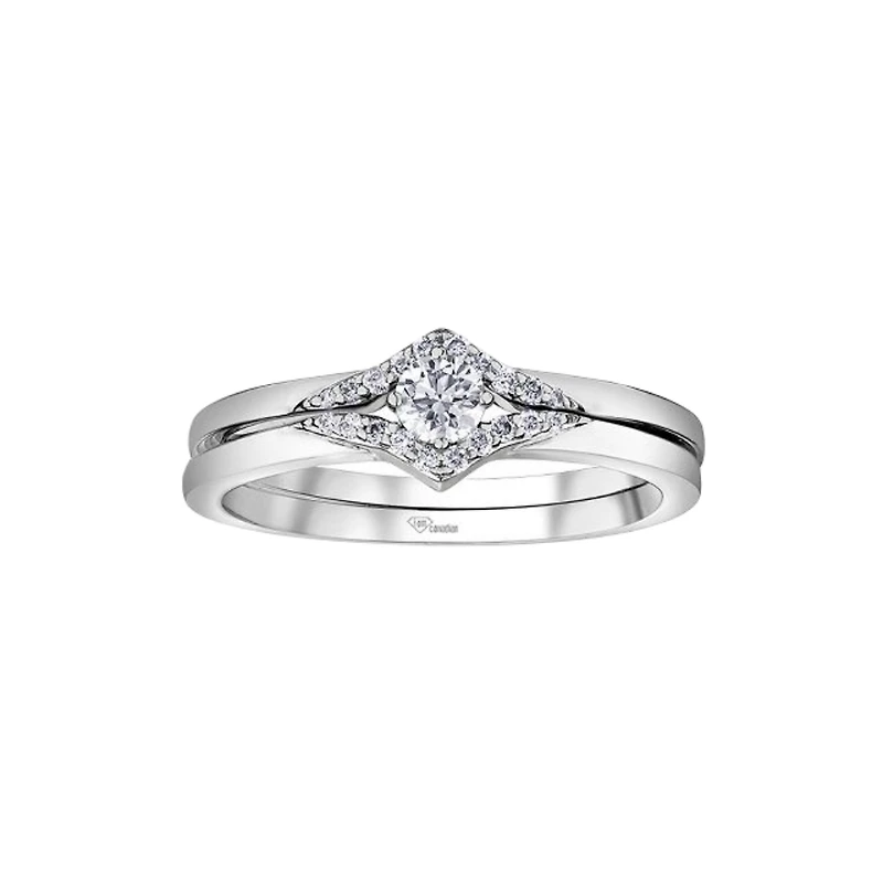 WEDDING BAND 10K WHITE GOLD