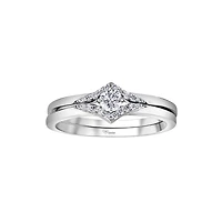 WEDDING BAND 10K WHITE GOLD