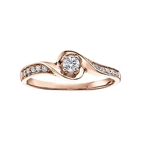 BAGUE ALLIANCE EN OR ROSE