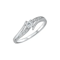BAGUE FIANÇAILLES 10K