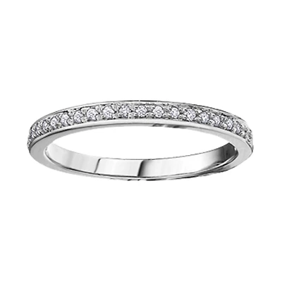 BAND 14K WHITE GOLD