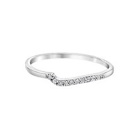 10K WHITE GOLD BAND