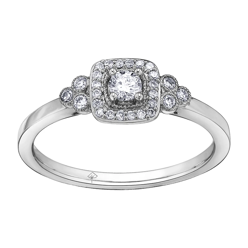 BAGUE EN OR 10K POUR FEMME