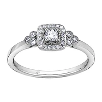 BAGUE EN OR 10K POUR FEMME