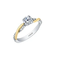 BAGUE EN OR 14K POUR FEMME
