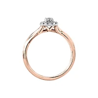 2 TONE 10K GOLD RING FOR WOMEN