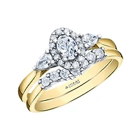 BAGUE OR 2 TONS 14K