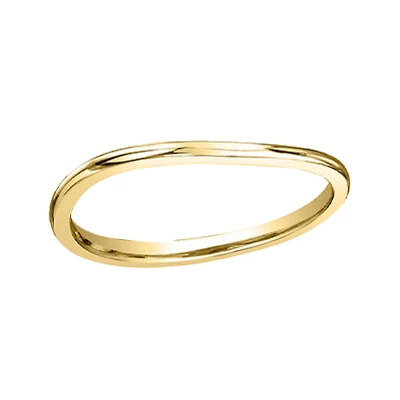 14K 2 TONE GOLD BAND