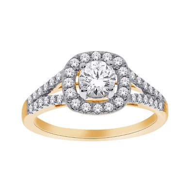 BAGUE OR 2 TONS 14K