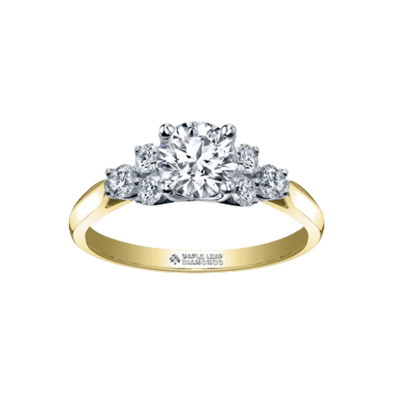 BAGUE OR 14K 2 TONS
